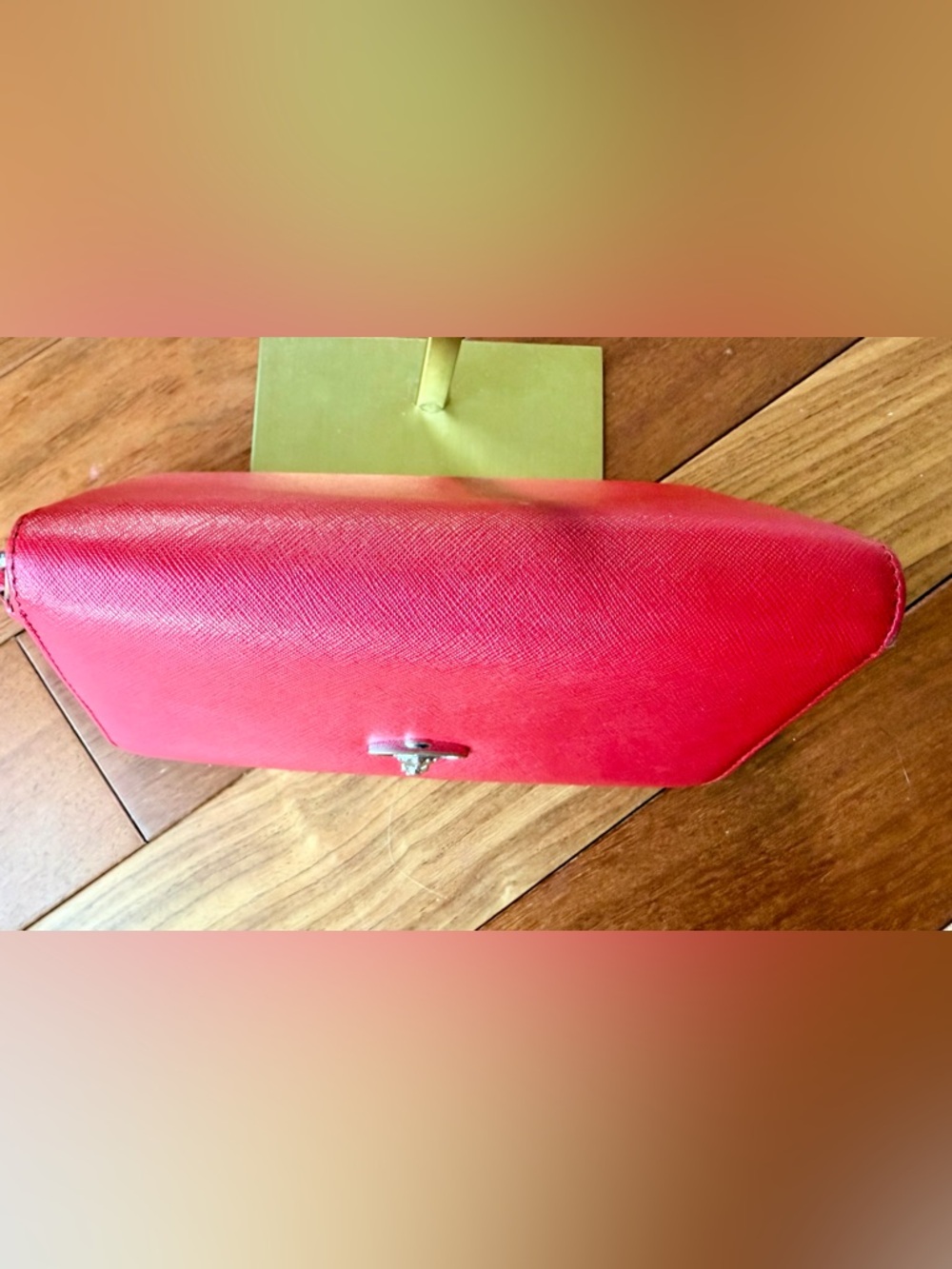 Vivienne Westwood Matilda Red Saffiano Leather zip-Around Long Wallet. EUC - Picture 11 of 16
